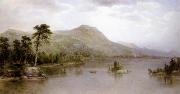 Asher Brown Durand Black Mountain,From the harbor island,Lake George painting